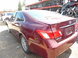 2007 Lexus ES350 Burgundy 3.5L AT #Z24651